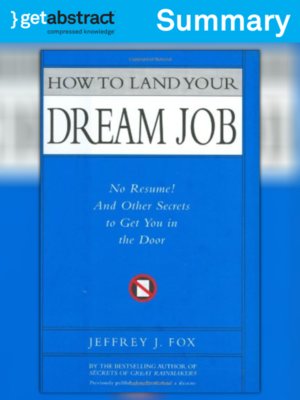 cover image of How to Land Your Dream Job (Summary)